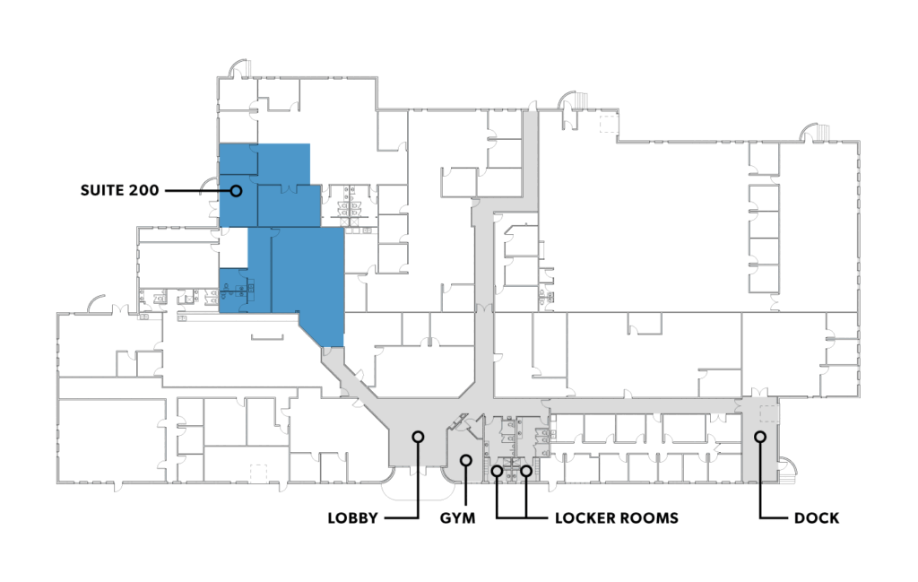 Suite 200 Floor Plan