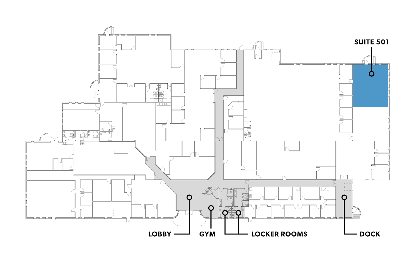 Suite 501 Floor Plan